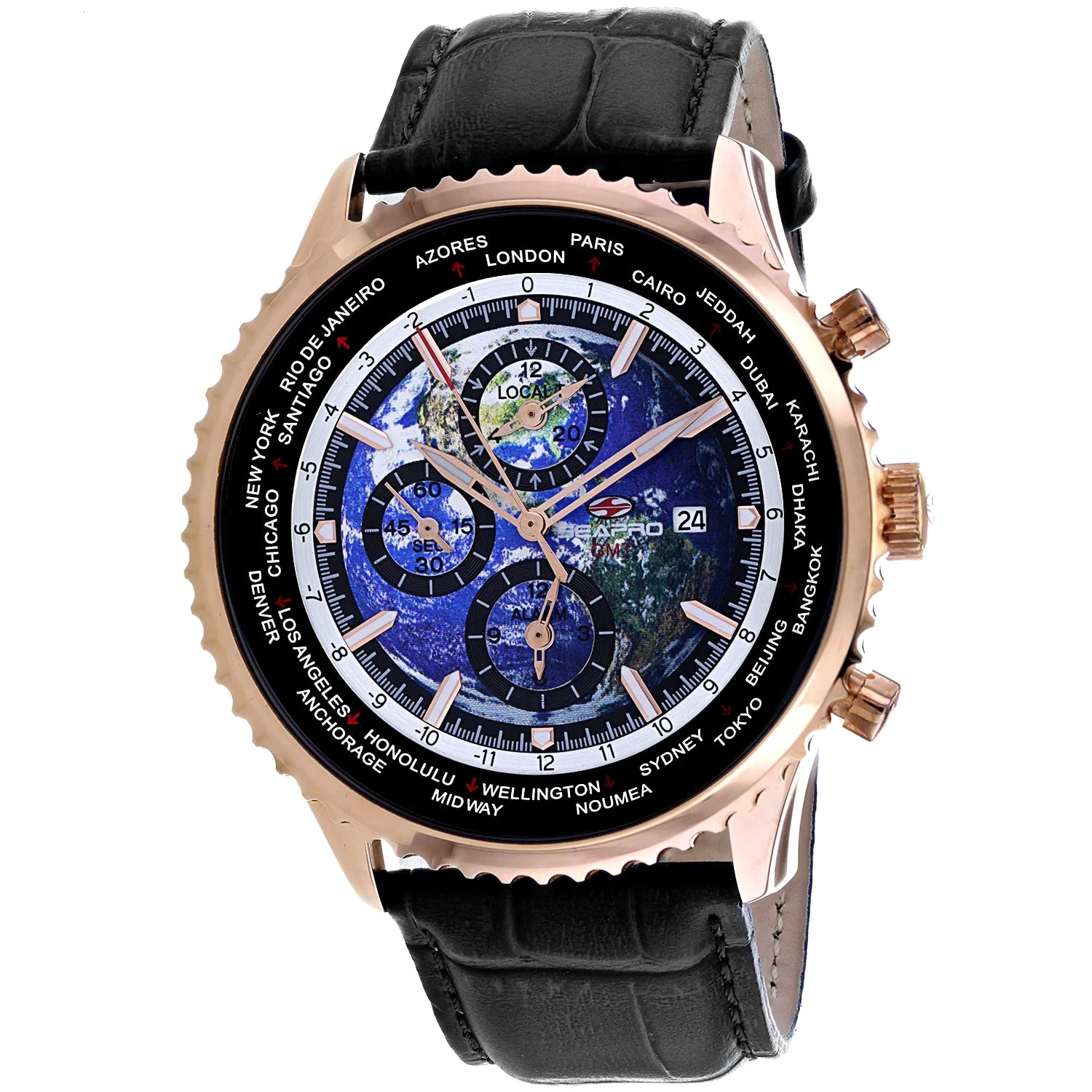 Seapro Men's Meridian World Timer GMT - Image 2