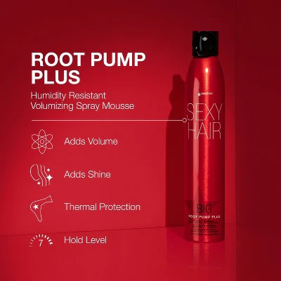 Sexy Hair Big Sexy Root Pump Plus Spray 10oz - Imperfect Container - Image 4