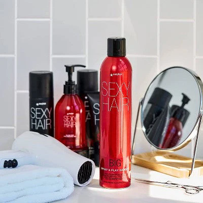 Sexy Hair Spray and Play Harder Hairspray 10oz - Missing Lid - Image 7