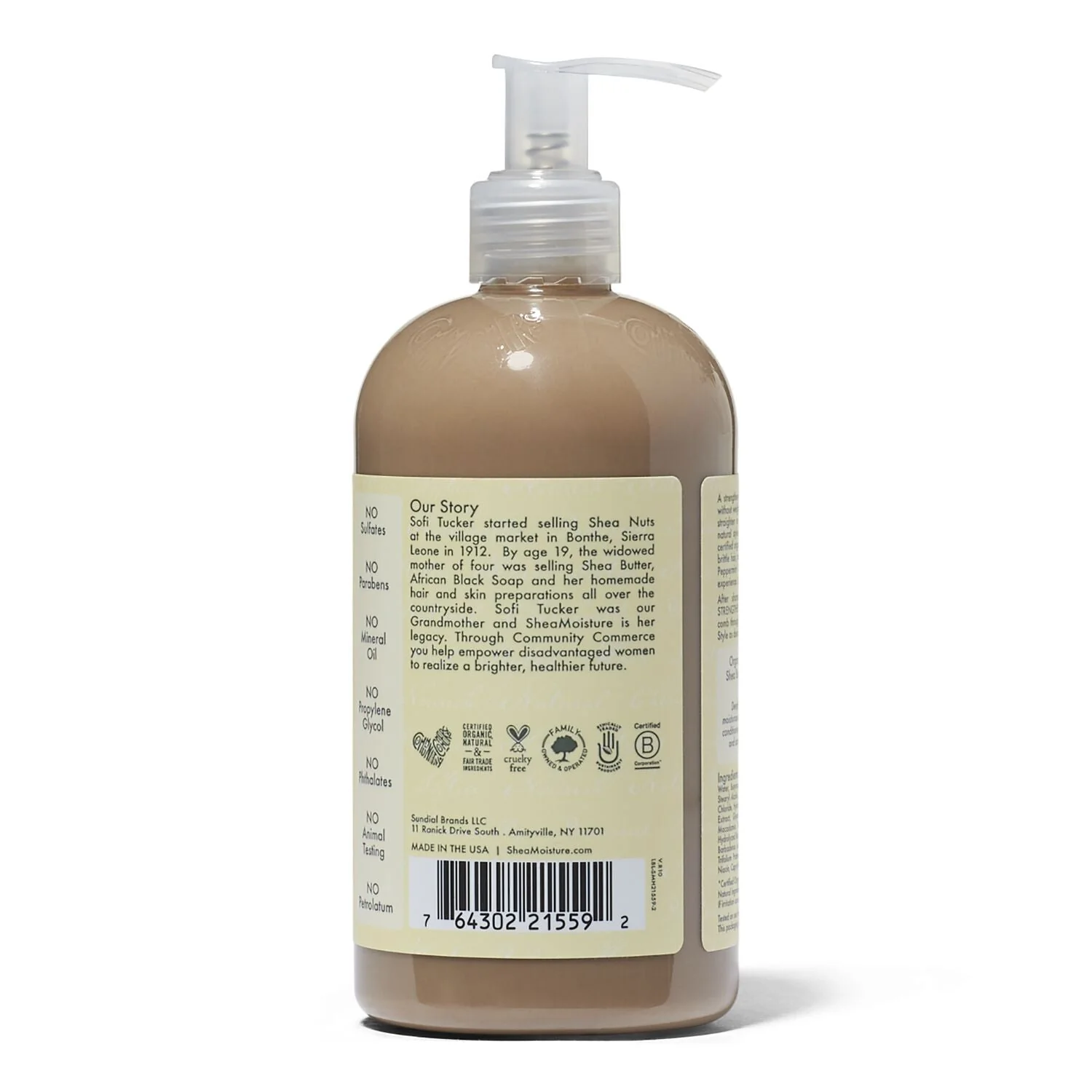 Shea Moisture Jamaican Black Castor Oil Strengthen & Restore Conditioner w/ Shea Butter, Peppermint & Apple Cider Vinegar - Image 2