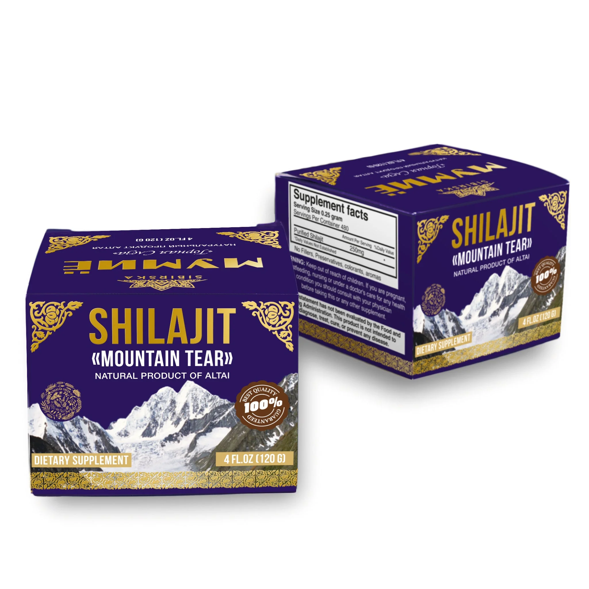 Siberian "Mountain Tear" Pure Premium Sibirska Shilajit Mumijo Resin – 4oz (120ml) - Image 10