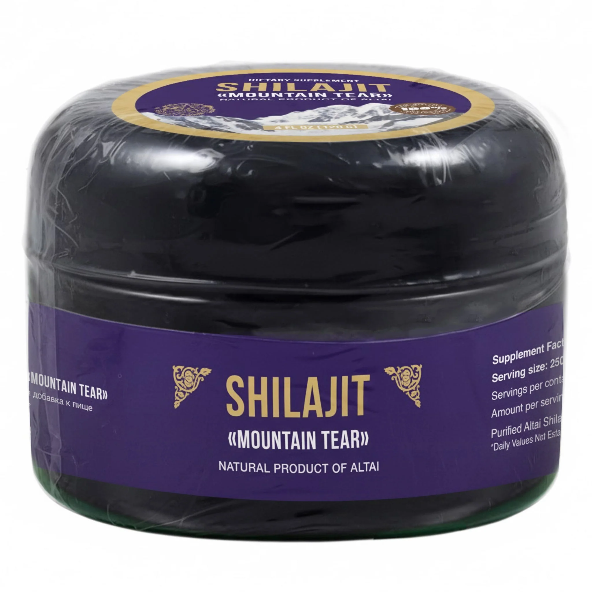 Siberian "Mountain Tear" Pure Premium Sibirska Shilajit Mumijo Resin – 4oz (120ml) - Image 14