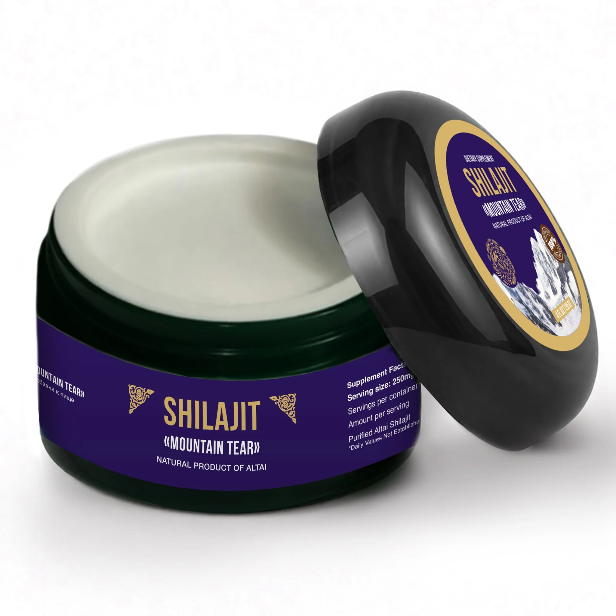 Siberian "Mountain Tear" Pure Premium Sibirska Shilajit Mumijo Resin – 4oz (120ml) - Image 5