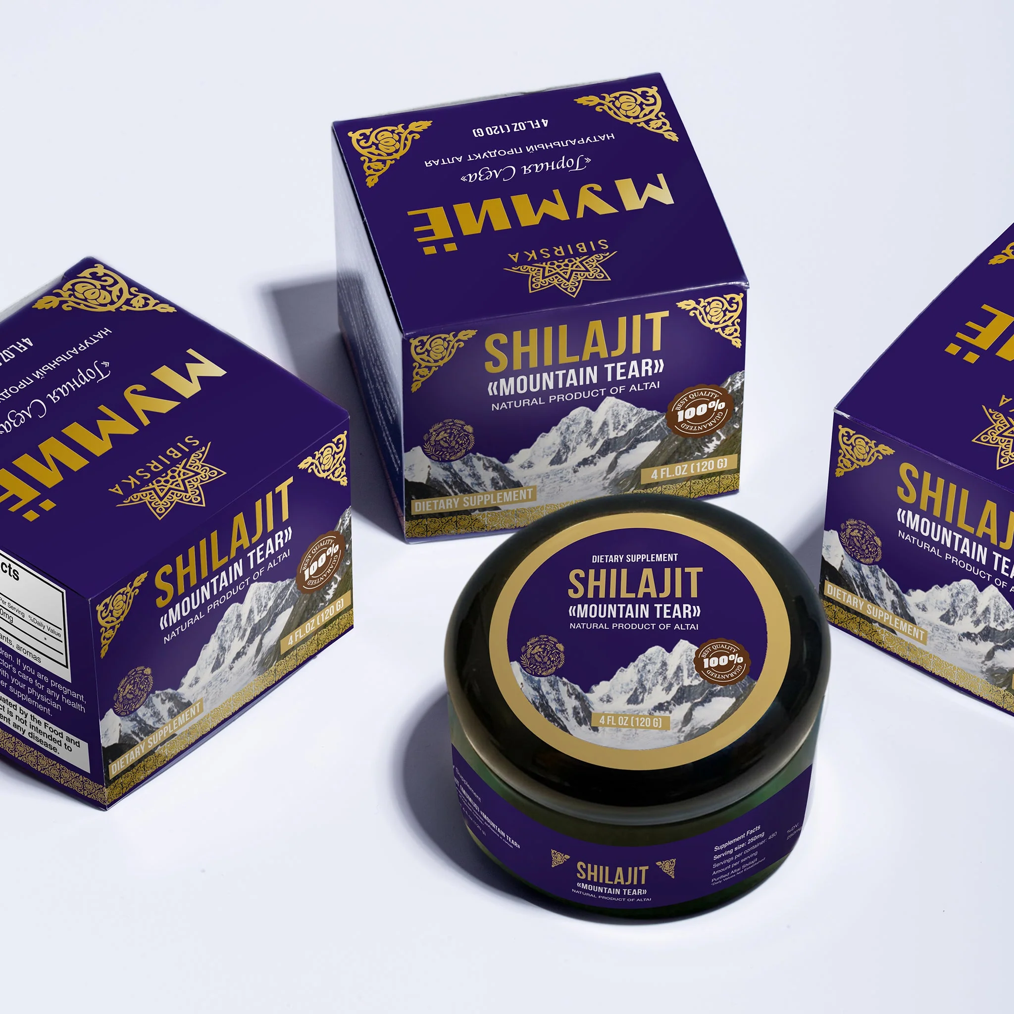 Siberian "Mountain Tear" Pure Premium Sibirska Shilajit Mumijo Resin – 4oz (120ml) - Image 7
