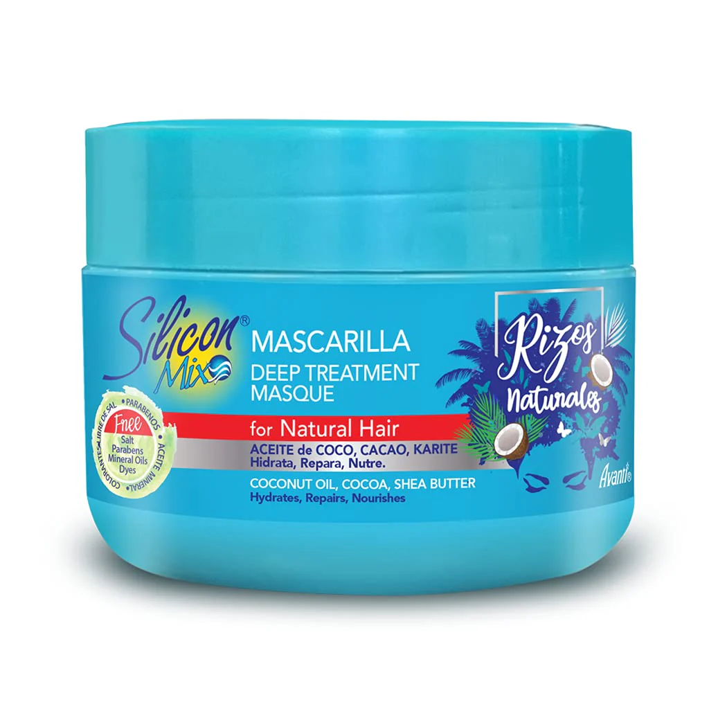 Silicon Mix Rizos Natural Hair Mask for Natural Wavy and Curly Hair  - Intensive Moisturising Hair Mask - Image 2