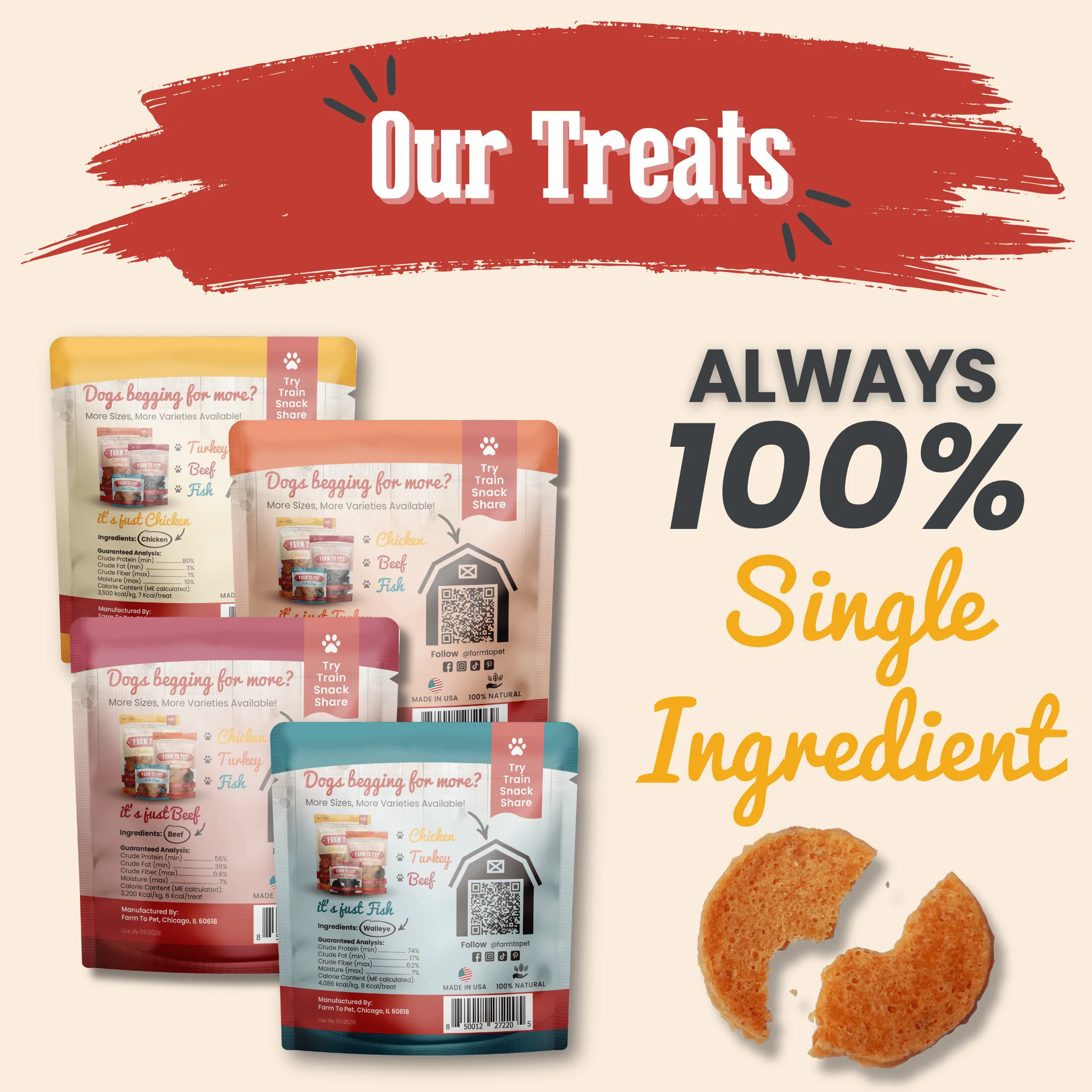 Snack Pack Dog Treat Sampler - Image 2