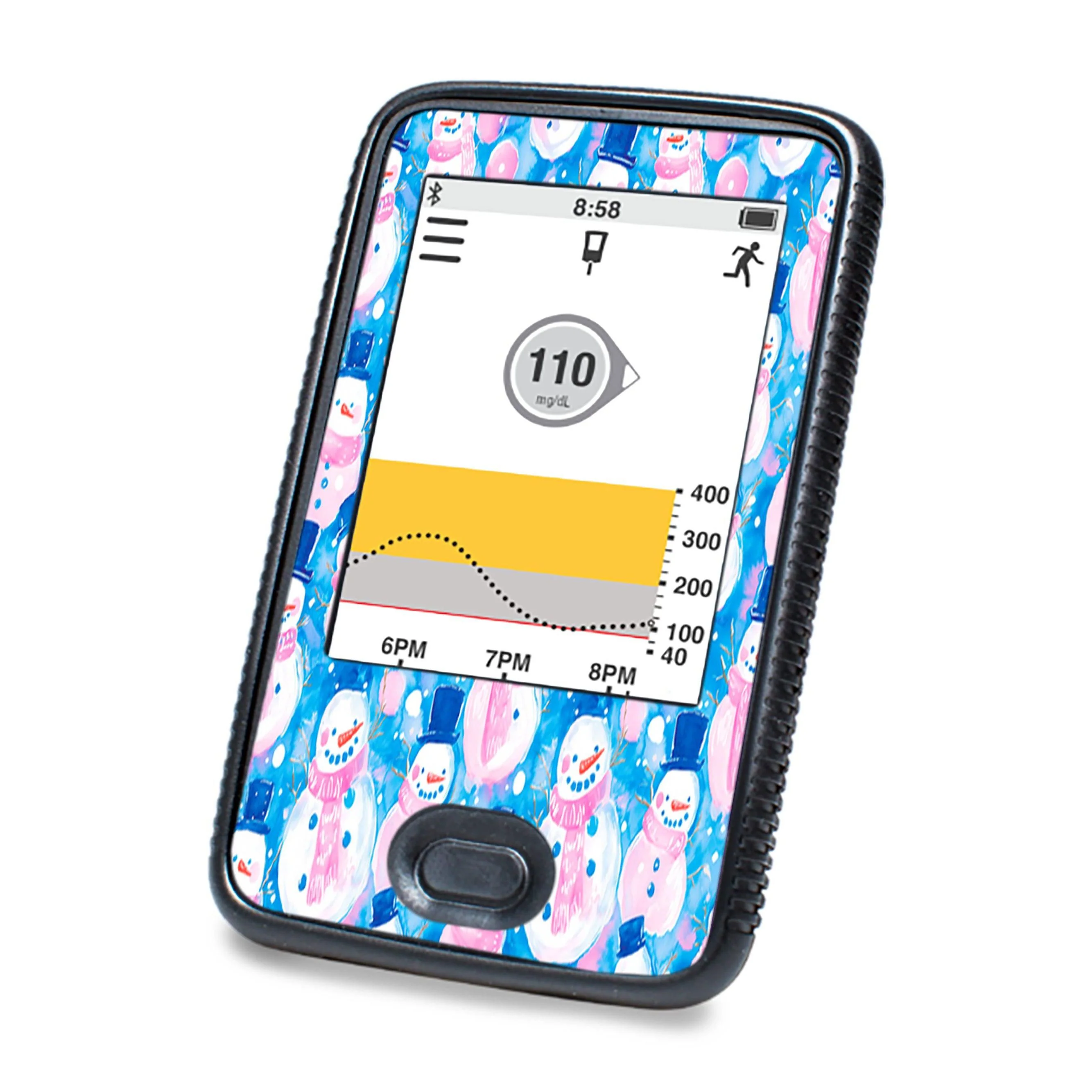 Snowman Sticker for DEXCOM G6 Touchscreen Receiver