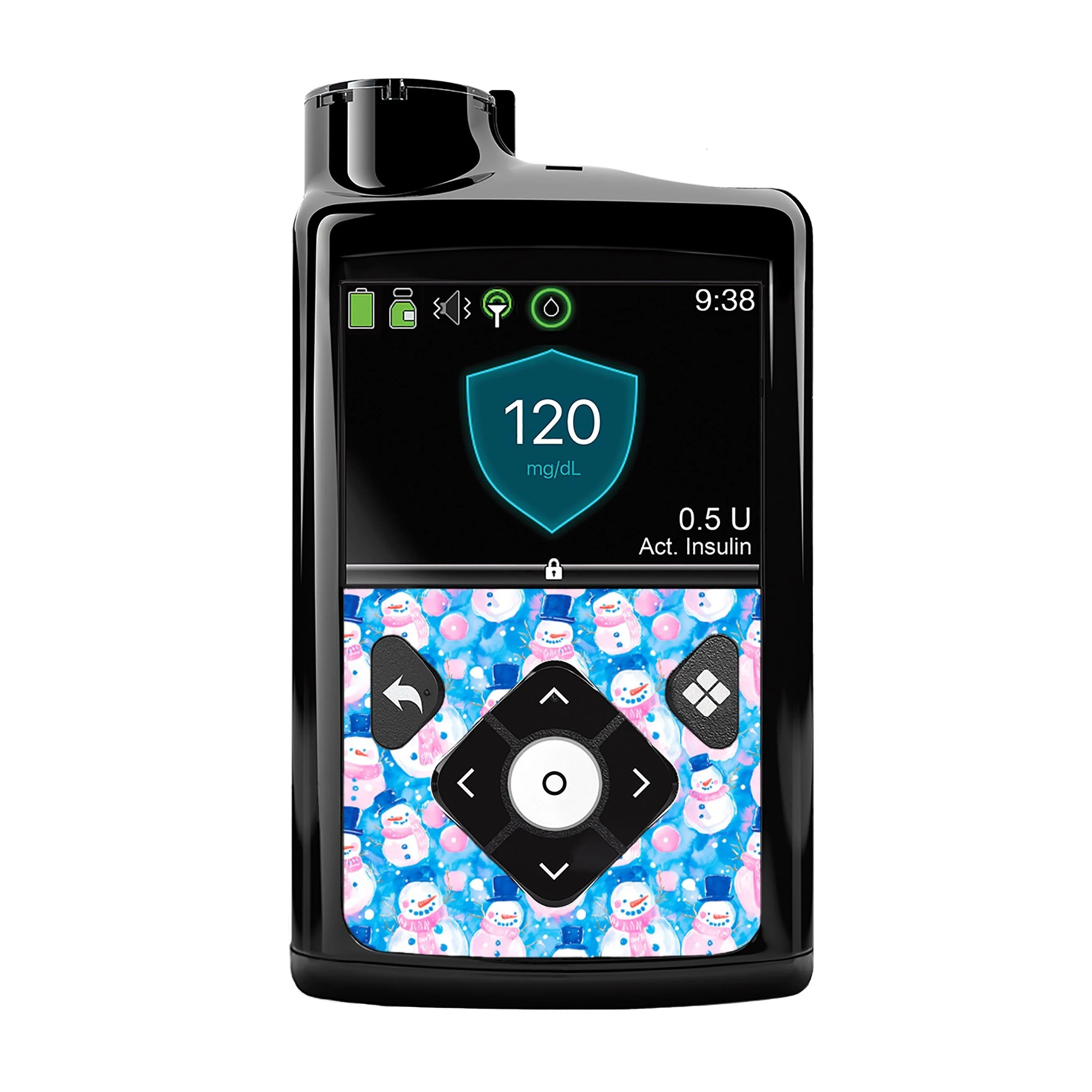 Snowman Sticker for Medtronic MiniMed 770G & 780G