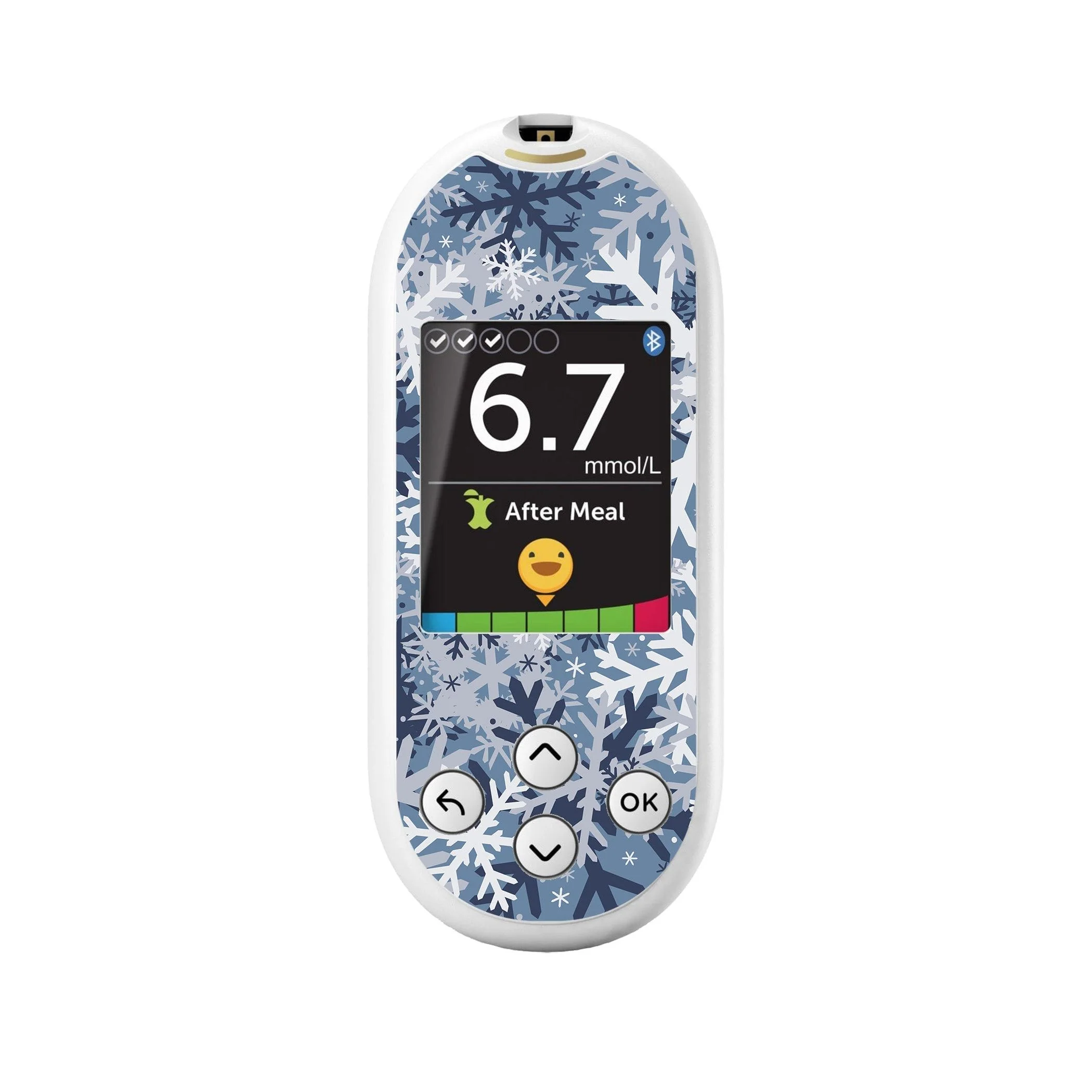 Snowy Camo for OneTouch Verio Reflect Glucometer