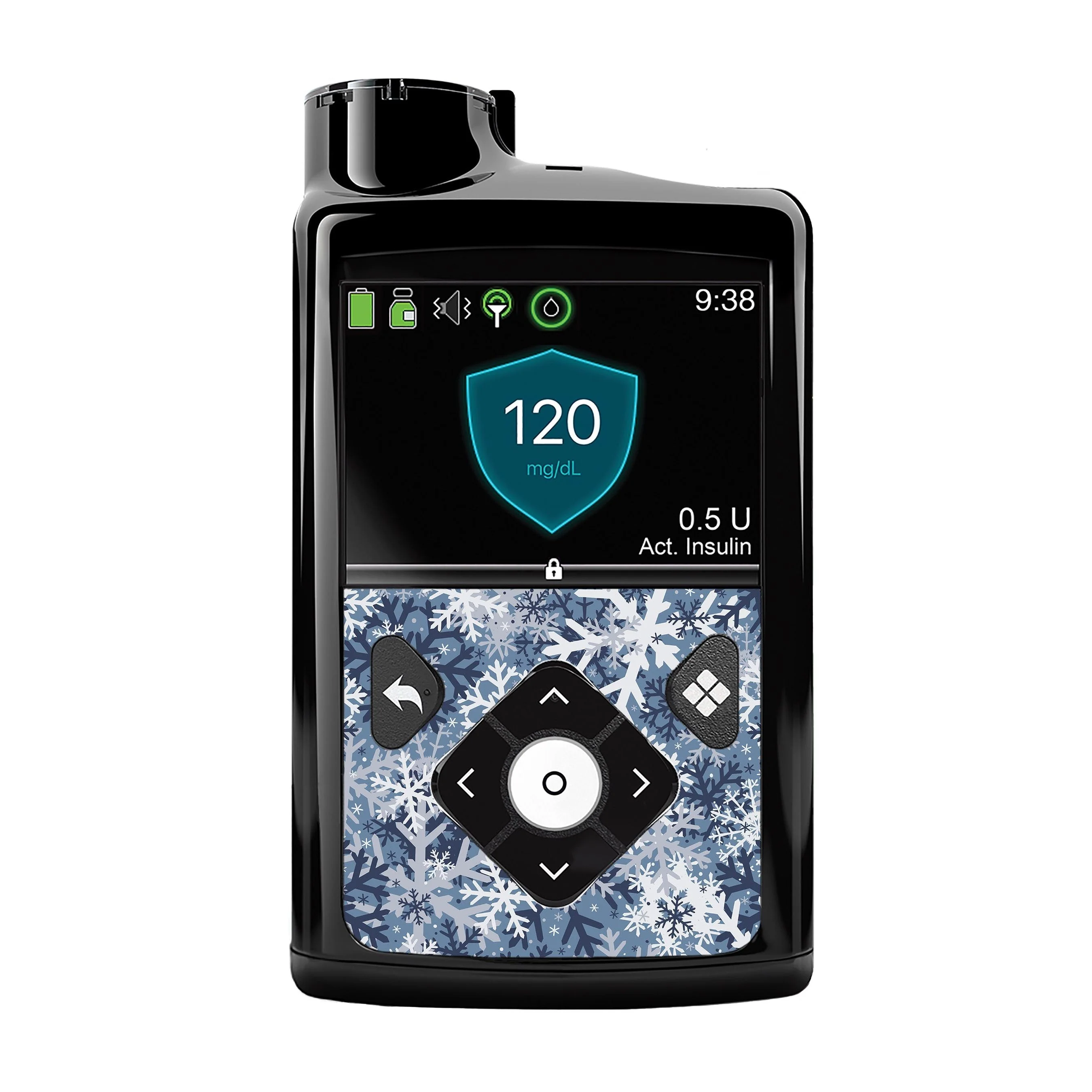 Snowy Camo Sticker for Medtronic MiniMed 770G & 780G - Image 2