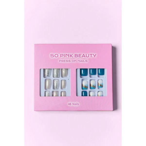 SO PINK BEAUTY Press On Nails, 2 Packs - Image 10