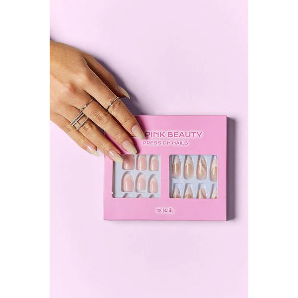 SO PINK BEAUTY Press On Nails, 2 Packs - Image 17