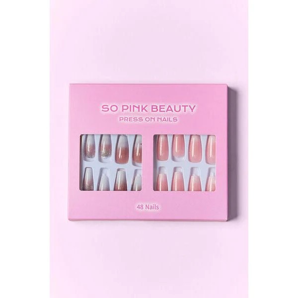 SO PINK BEAUTY Press On Nails, 2 Packs - Image 14