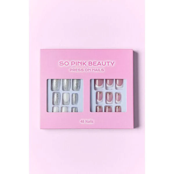 SO PINK BEAUTY Press On Nails, 2 Packs - Image 10