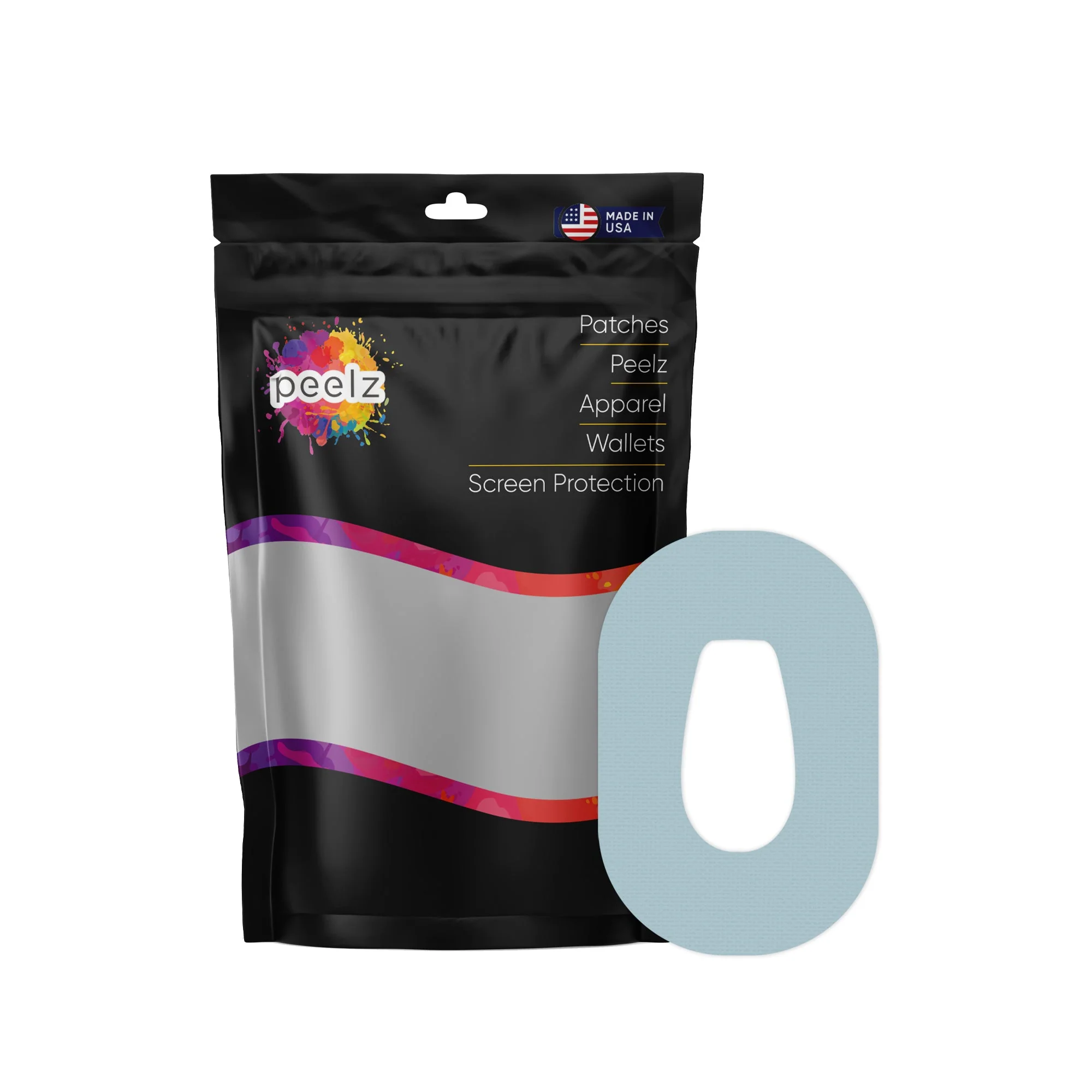 Solid Color Icicle Dexcom G6 Patch Tape - Pump Peelz - Image 3
