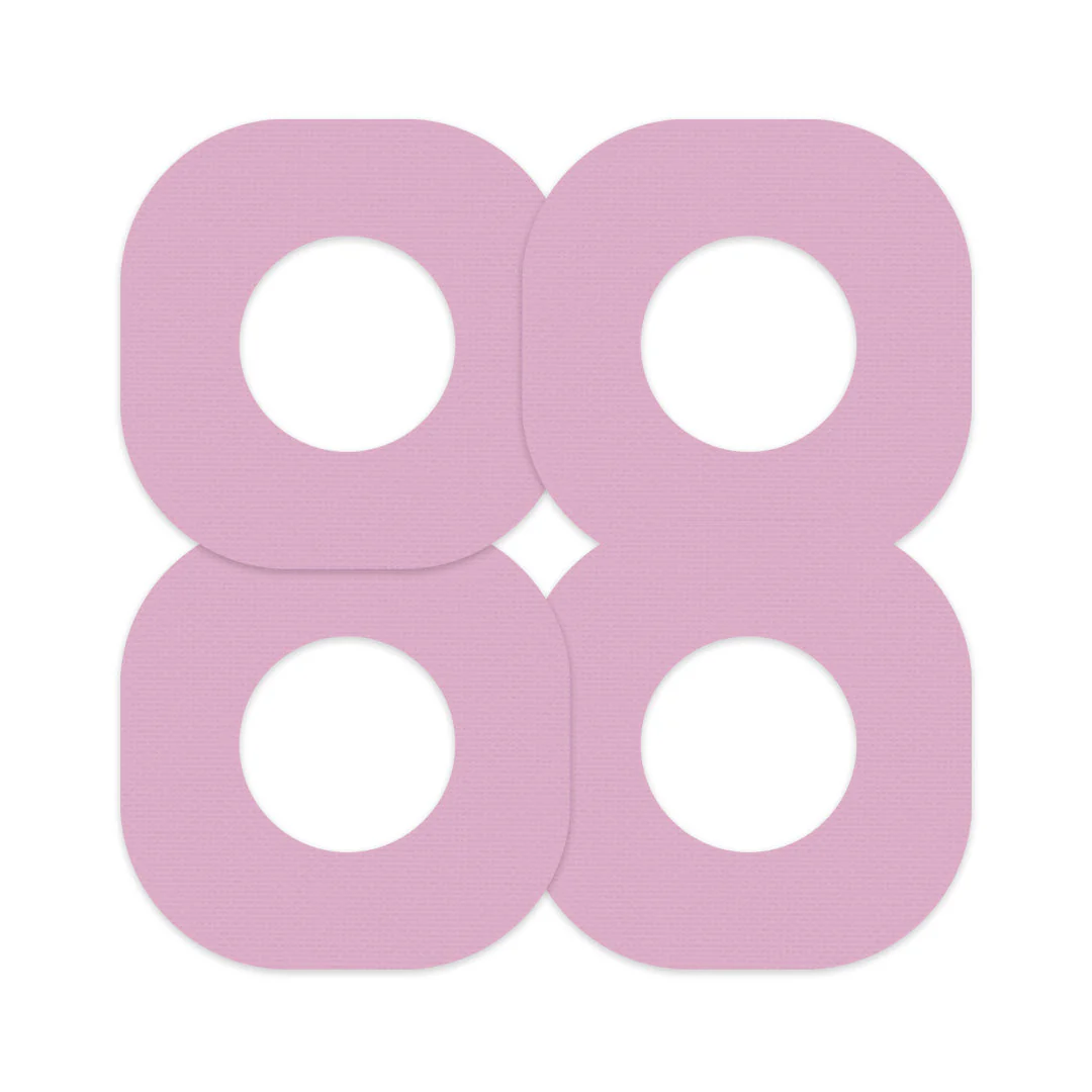 Solid Color Rose Dexcom G7 and Stelo Patch Tape - Pump Peelz - Image 2