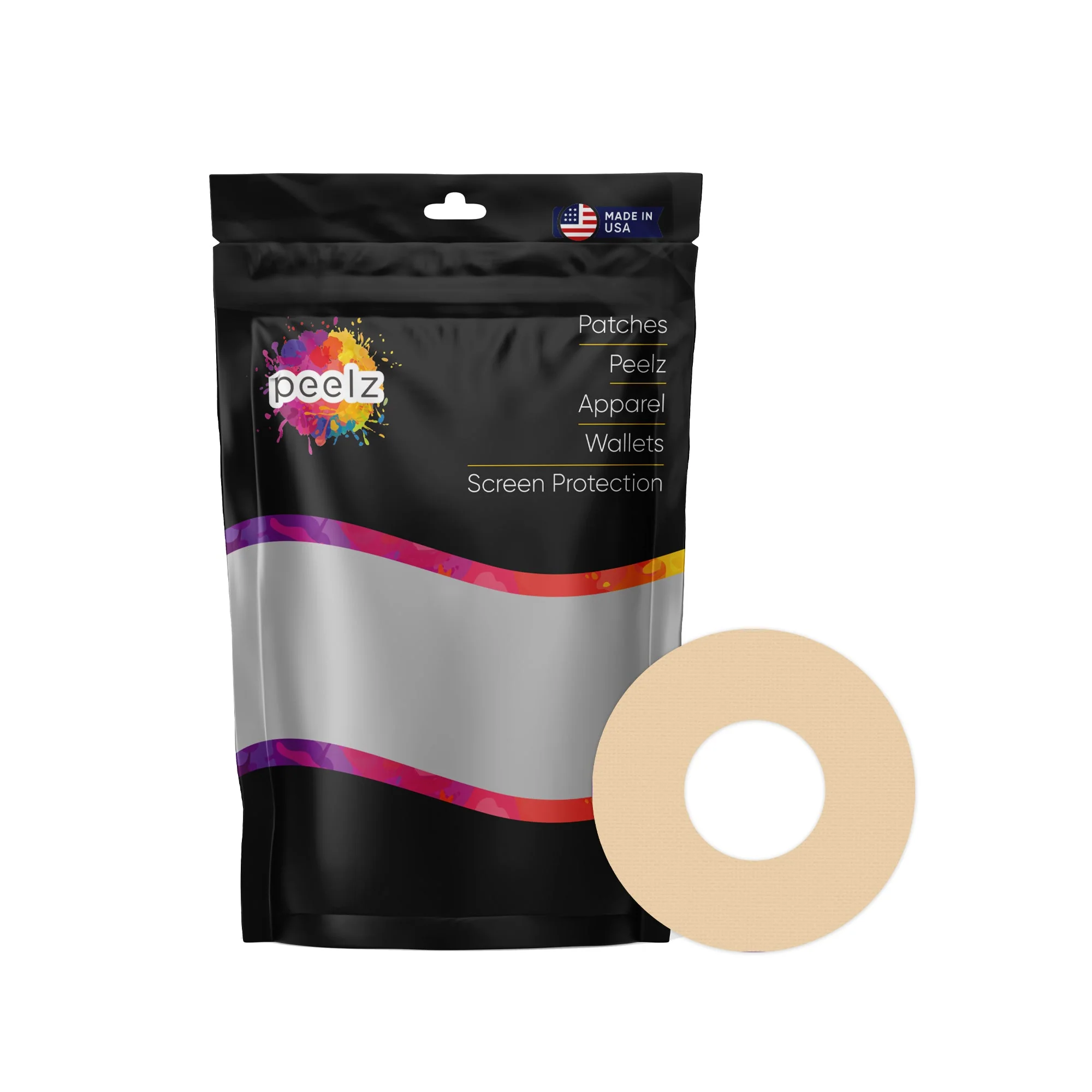 Solid Color Yolk Freestyle Libre 2 Patch Tape - Pump Peelz - Image 3