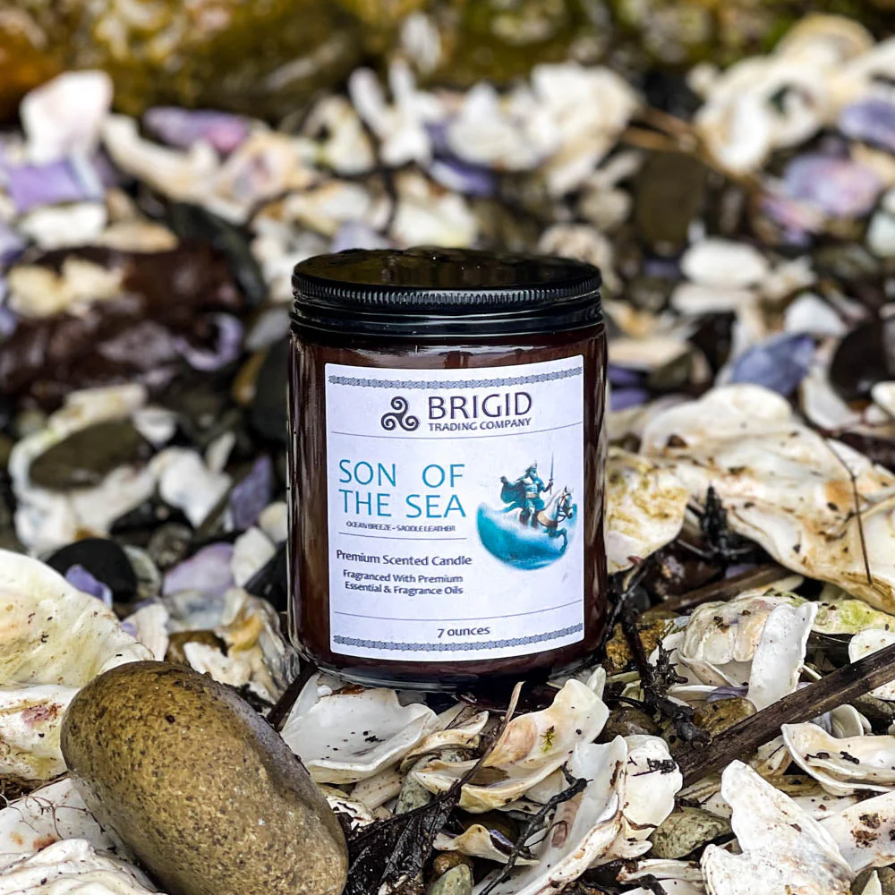 Son of the Sea Soy Wax Candle - Sea Salt, Ocean Breeze, and Saddle Leather - Image 3