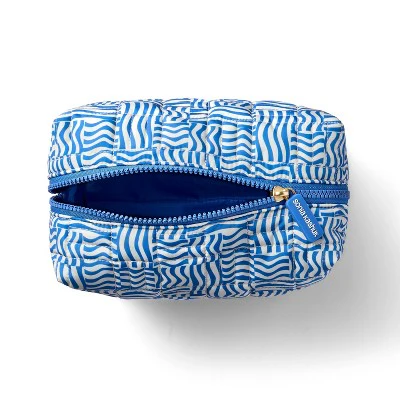 Sonia Kashuk Loaf Travel Makeup Bag Blue Wave - New - Image 3