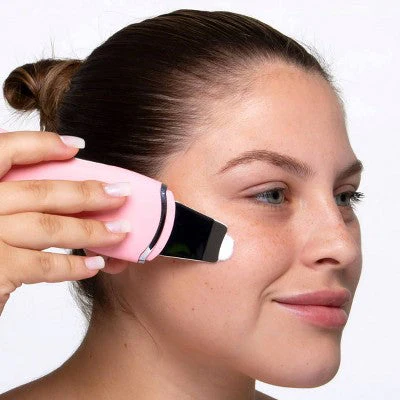 Spa Sciences LELA Ultrasonic Skin Scrubber Spatula Pink - New - Image 2