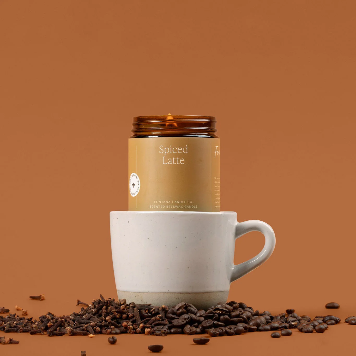 Spiced Latte Jar Candle - Image 2