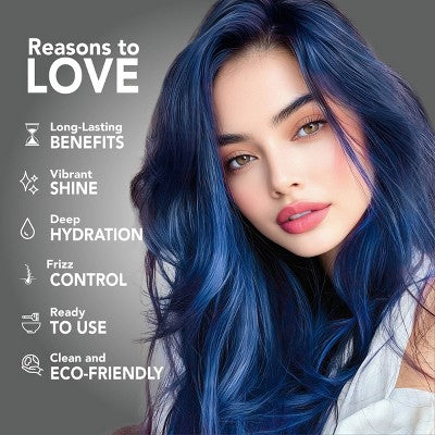 Splat Semi-Permanent Hair Color Naturals Blue 6 fl oz - New - Image 4