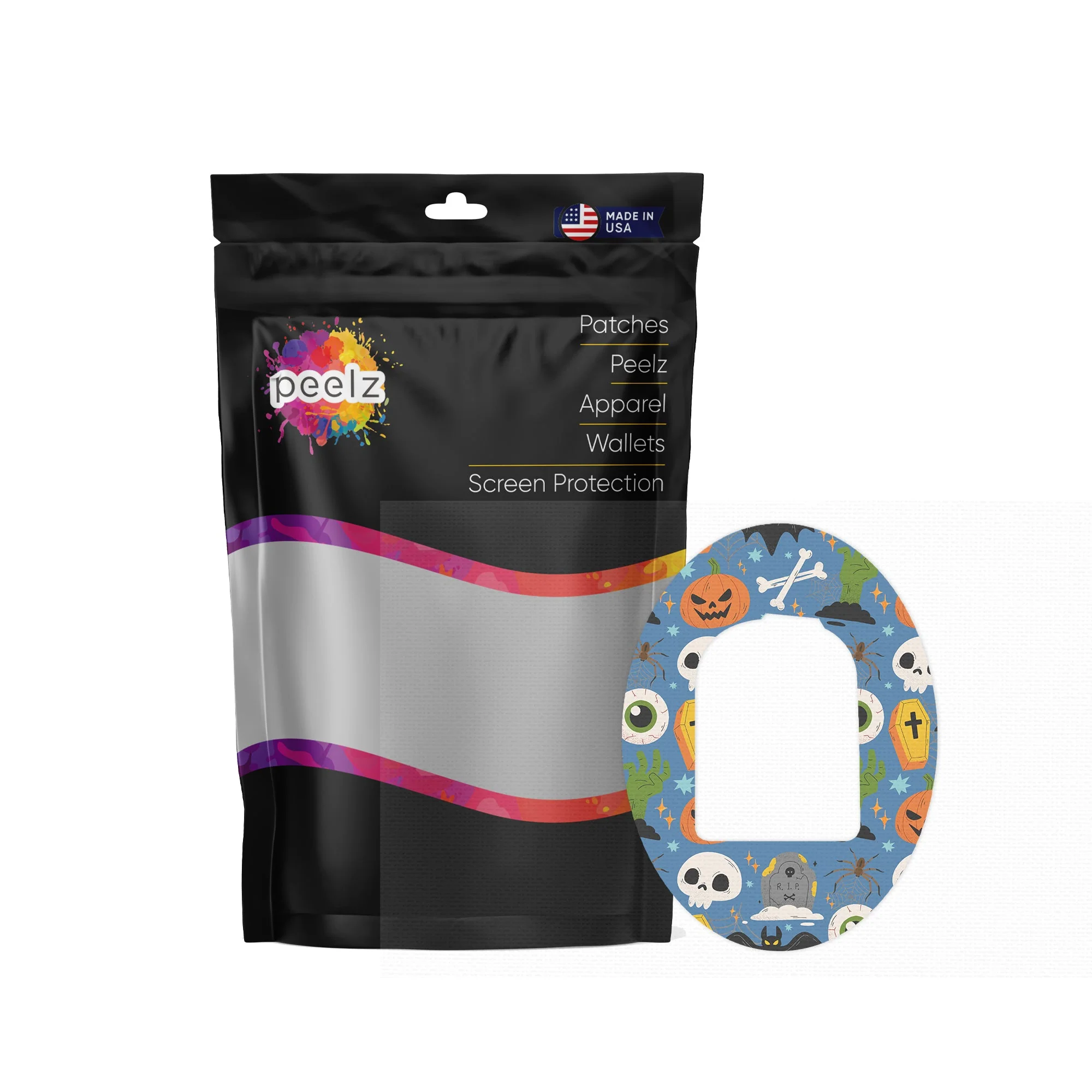 Spooky Night Pod Patch Tape - Pump Peelz - Image 3