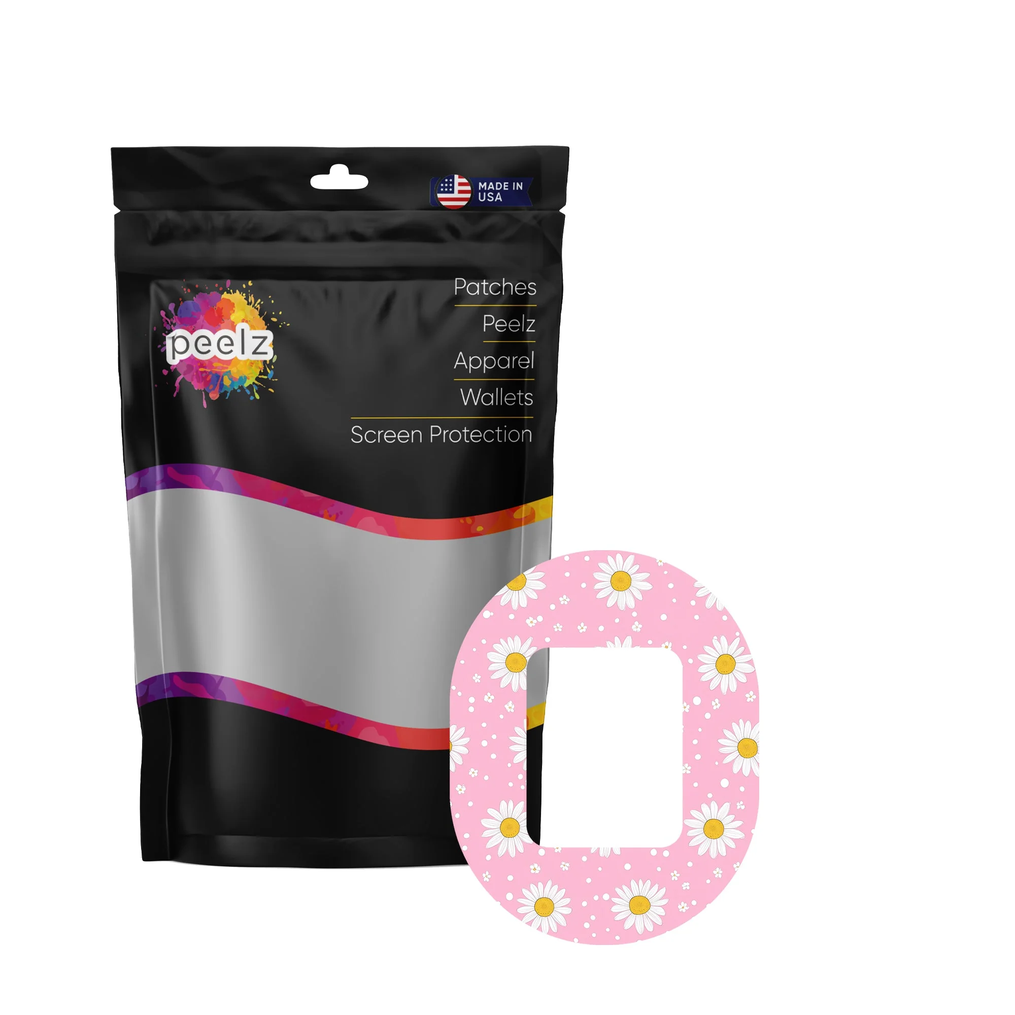 Spring Daisy Tandem Mobi Decorative Patch Tape - Pump Peelz - Image 2