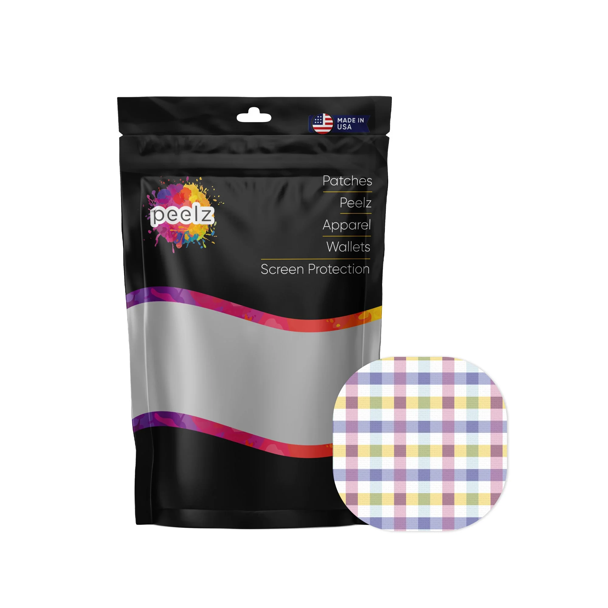 Spring Plaid Overpatch Tape - Pump Peelz - Image 3