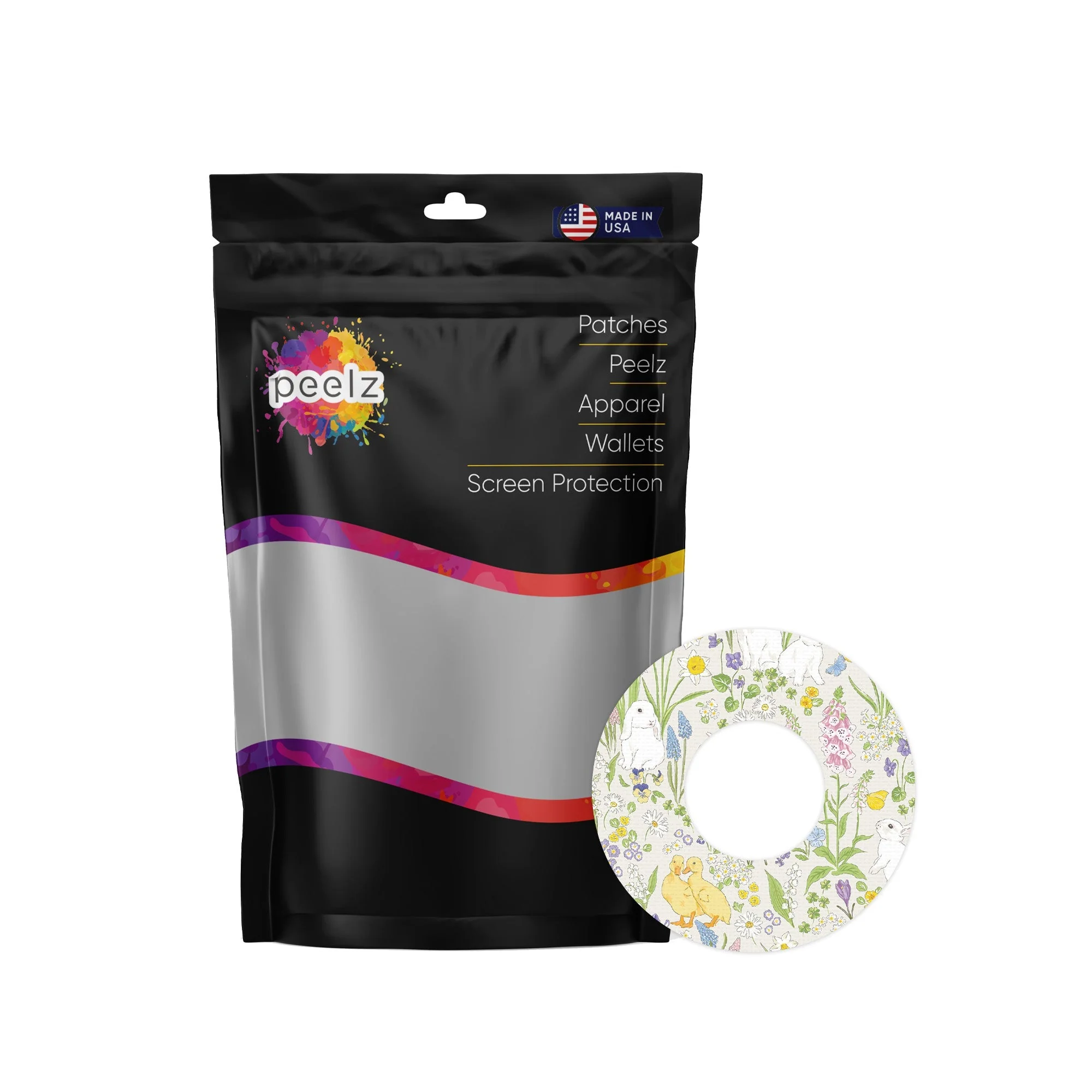 Springtime Patch Tape Designed for the FreeStyle Libre 2