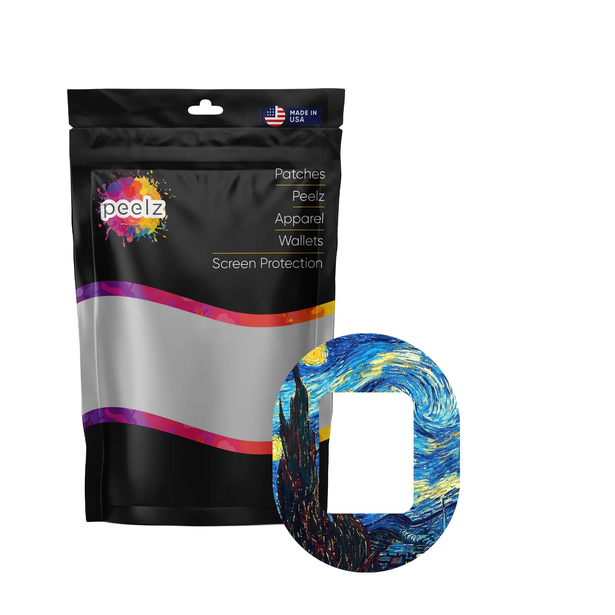 Starry Night Tandem Mobi Decorative Patch Tape - Pump Peelz - Image 2