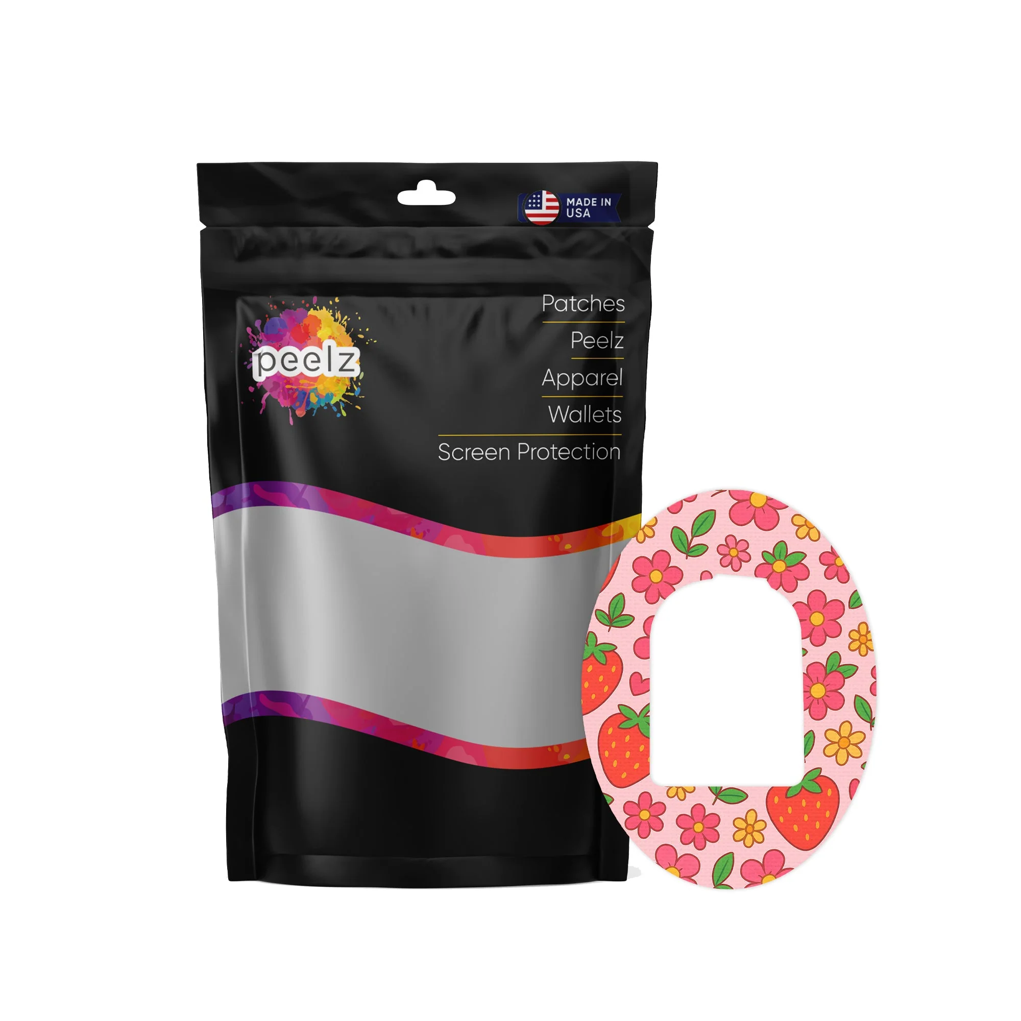 Strawberry Garden Pod Patch Tape - Pump Peelz - Image 3