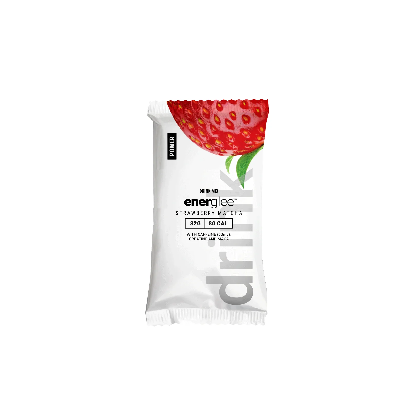 Strawberry Matcha Creatine Power Drink w/Adaptogens