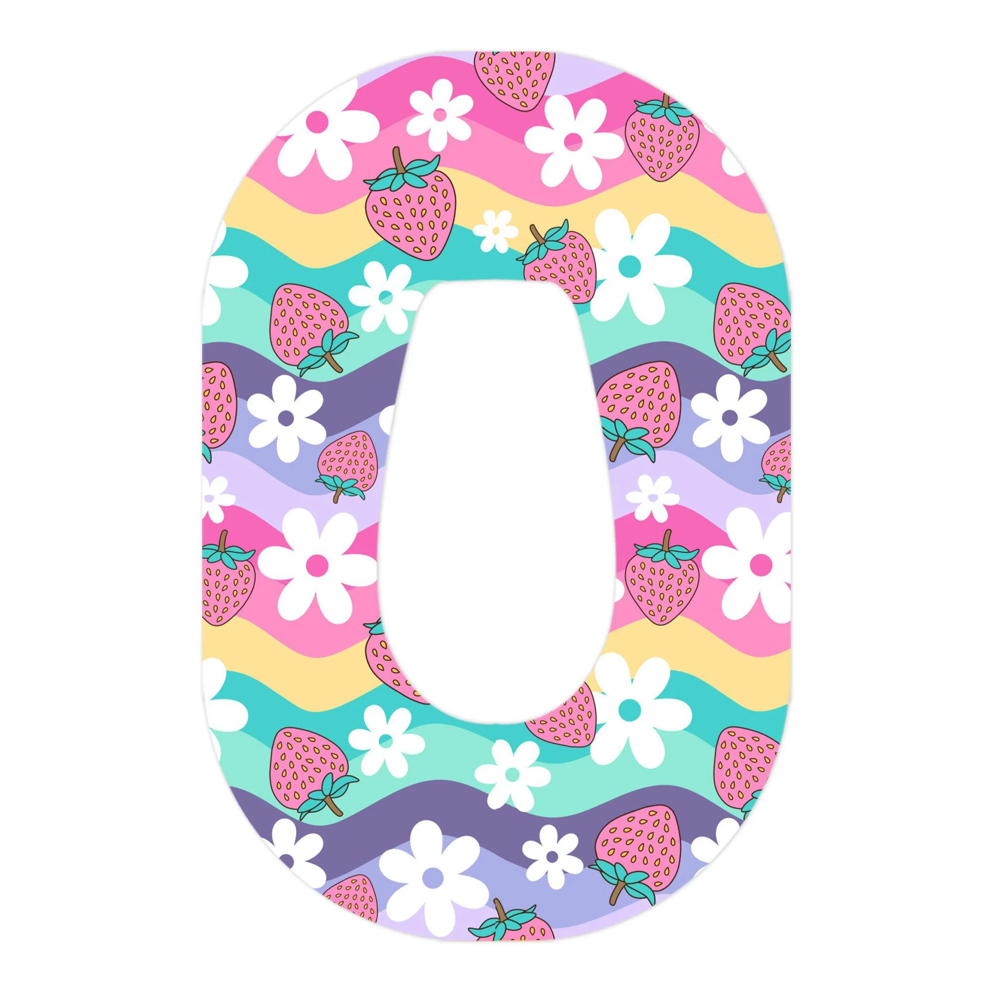 Strawberry Swing Patch Dexcom G6 Patch Tape - Pump Peelz