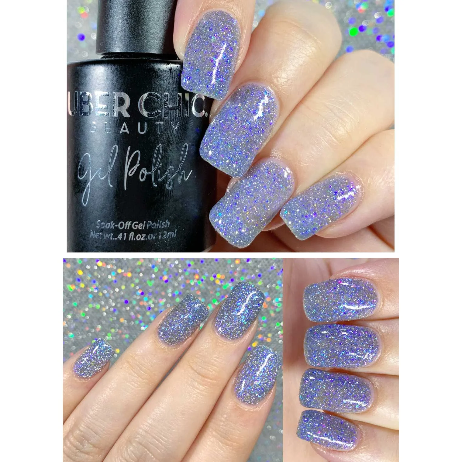 Summer Rain - Iridescent Reflective Gel Polish - Image 4