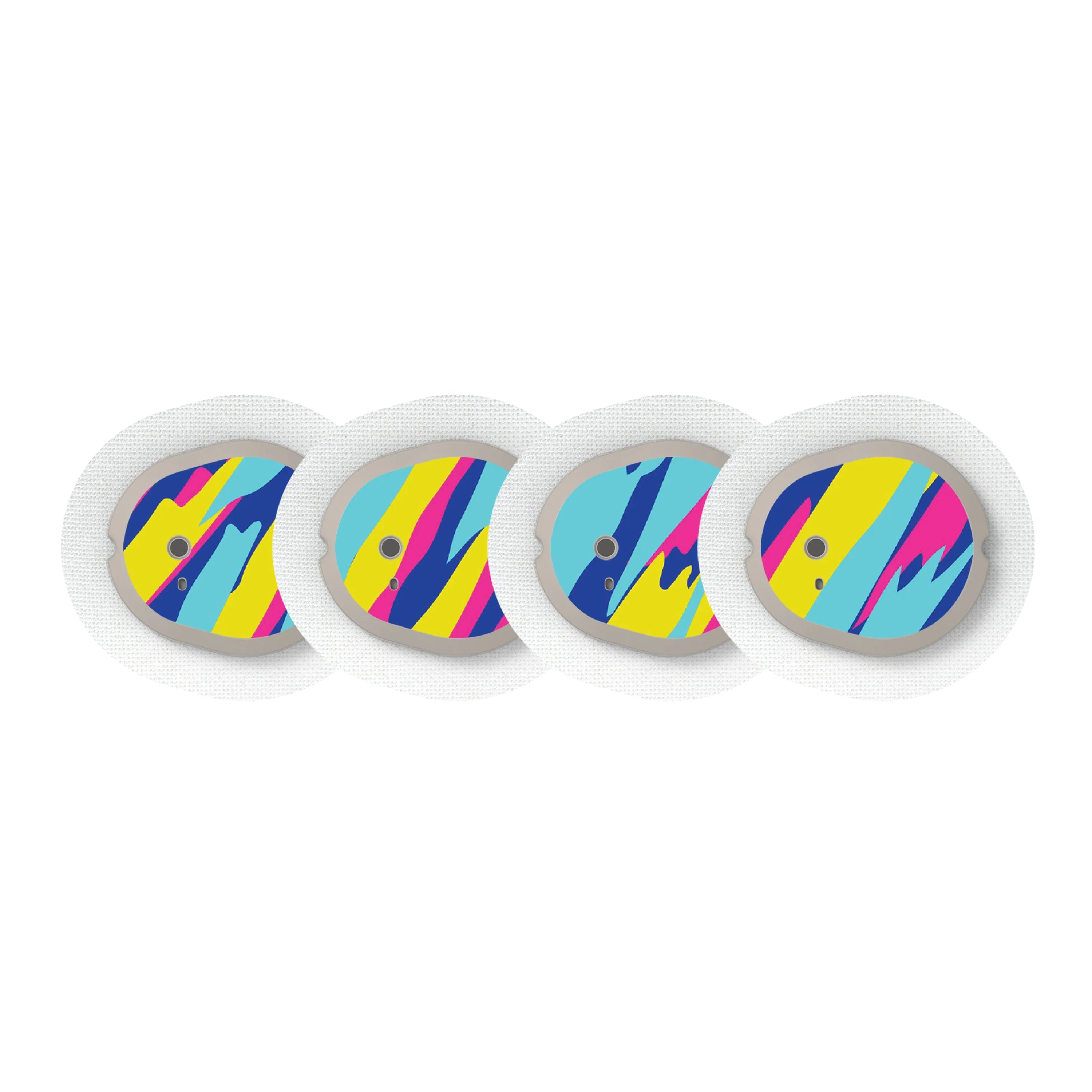 Summer Texture Sticker Designed for the DEXCOM G7 and Stelo Transmitter
