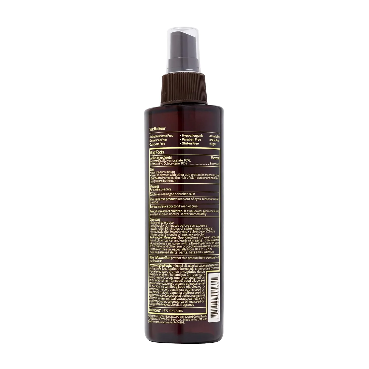 Sun Bum SPF 15 Moisturizing Tanning Oil  8.5 oz - Image 3