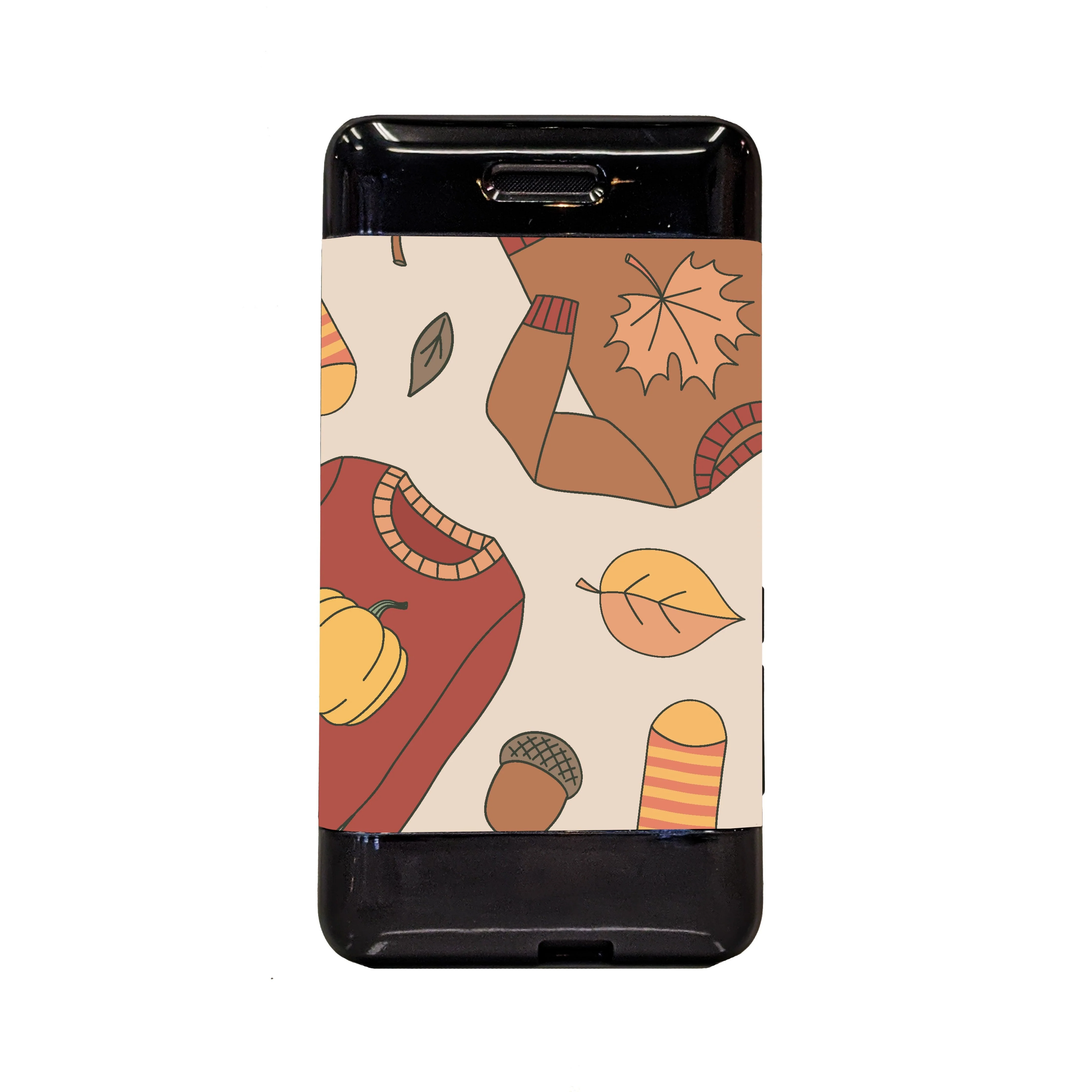 Sweaters & Leaves Sticker for Omnipod DASH® PDM – Pump Peelz - Image 2
