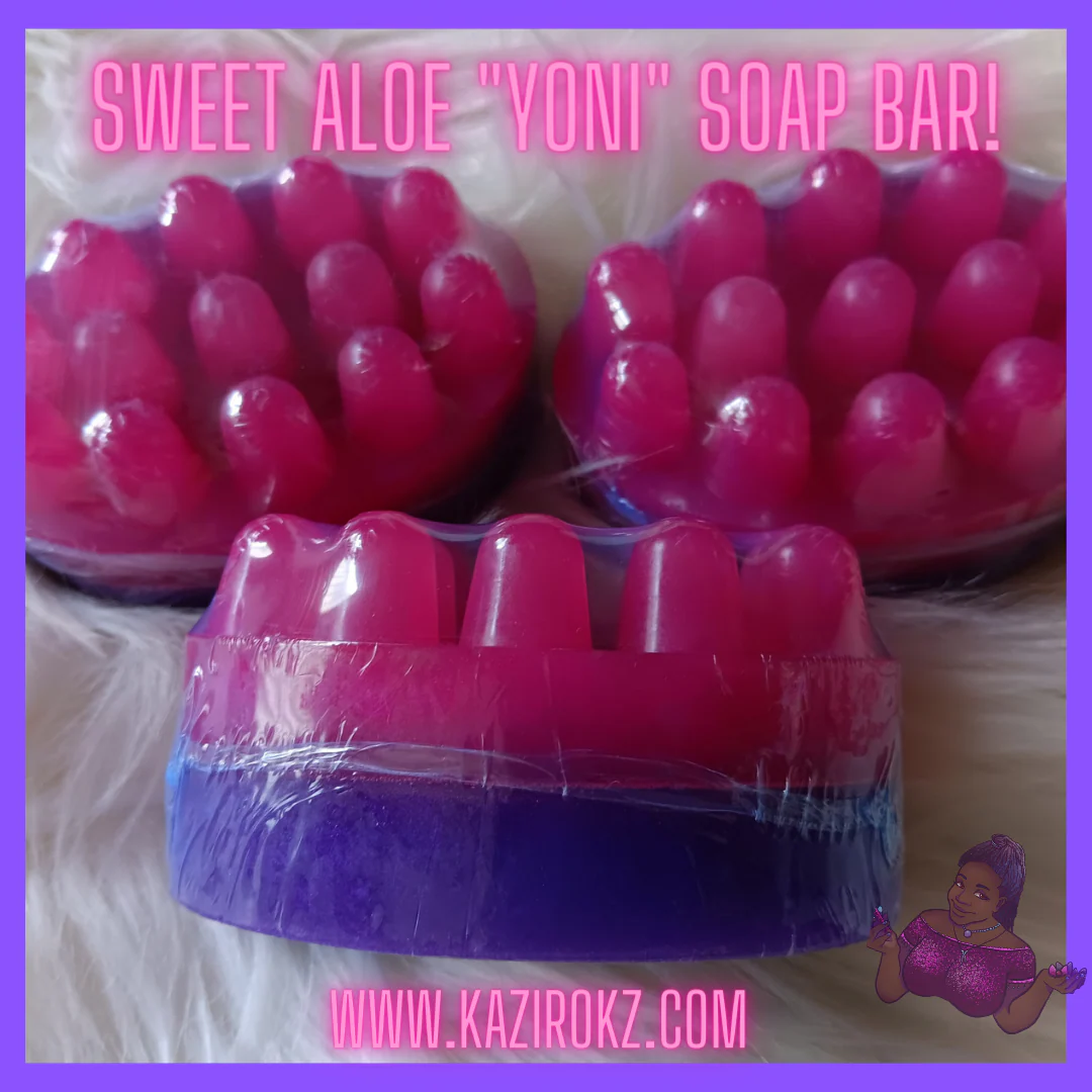 Sweet Aloe Yoni soap care, Massage Therapy soap bar "YONI" SOAP BAR (100% vegan / Cruelty Free)