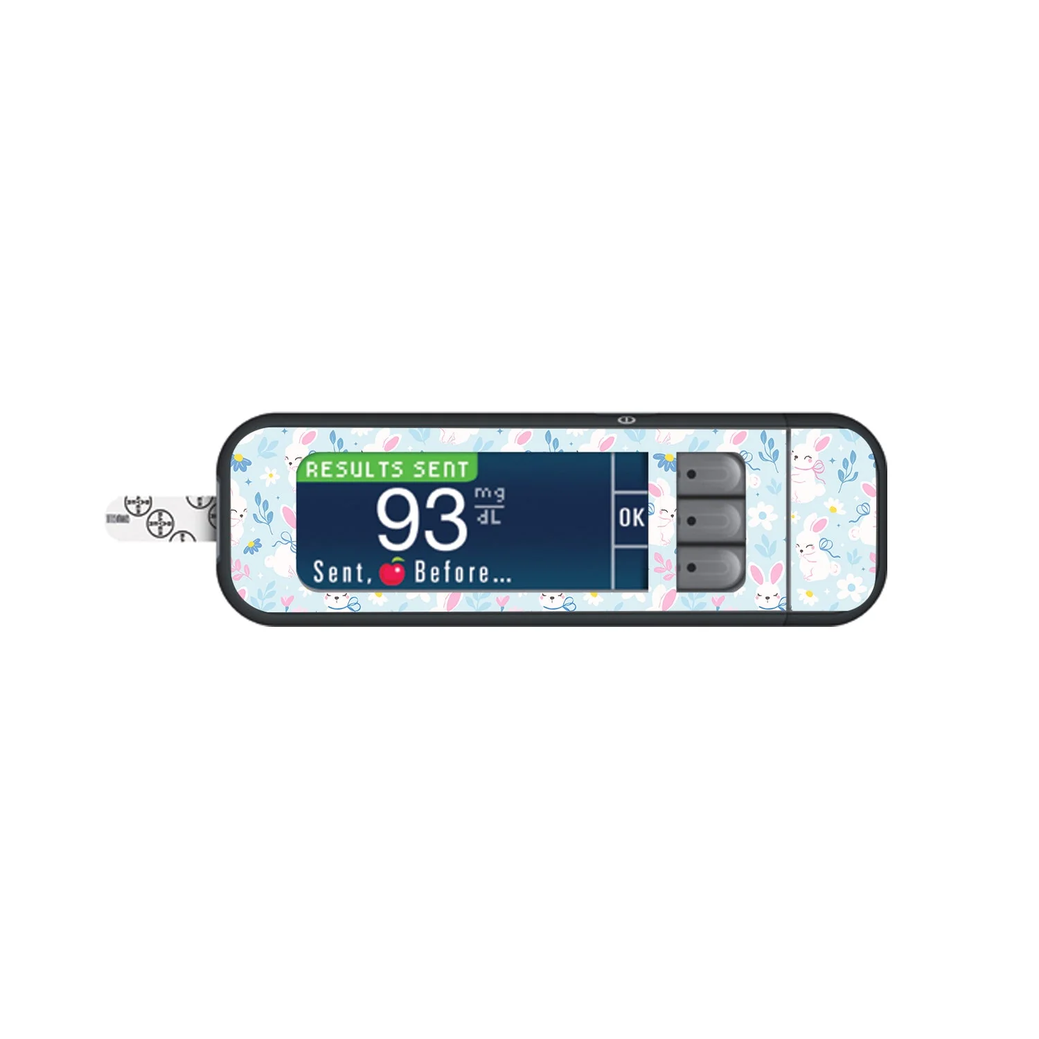 Sweet Bunnies Bayer Contour Next Glucometer Sticker - Pump Peelz