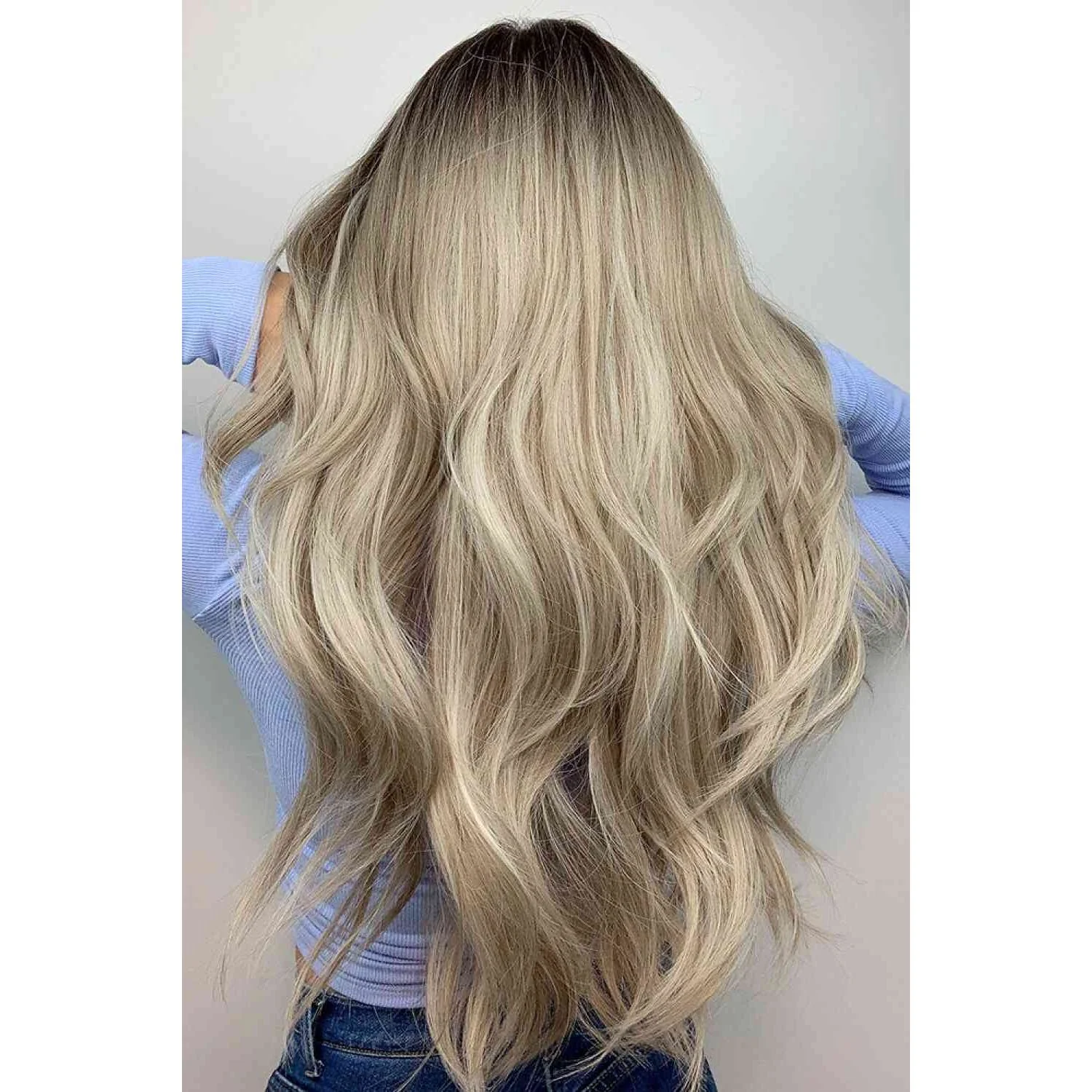 Synthetic Cap Long Wave Wig, 26'' - Image 2
