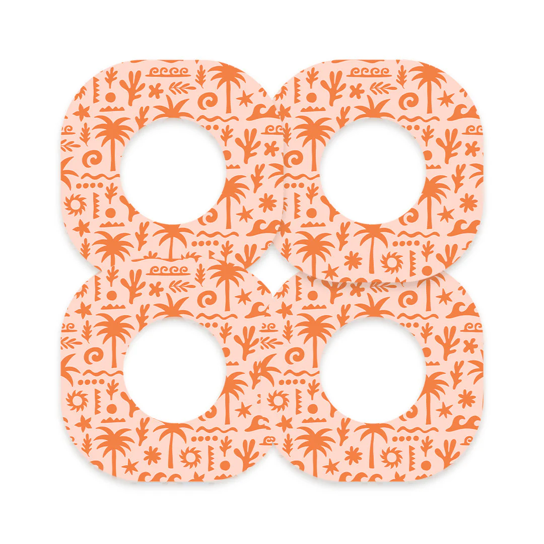 Terracotta Tides Dexcom G7 and Stelo Patch Tape - Pump Peelz - Image 3