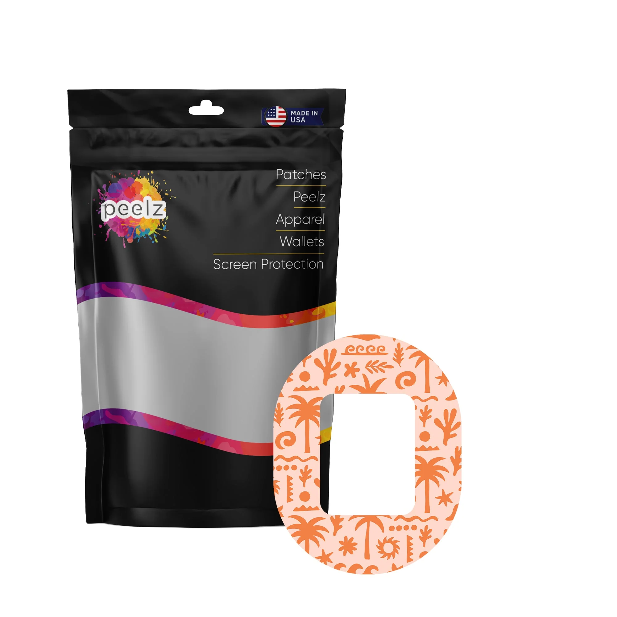 Terracotta Tides Tandem Mobi Decorative Patch Tape - Pump Peelz - Image 2