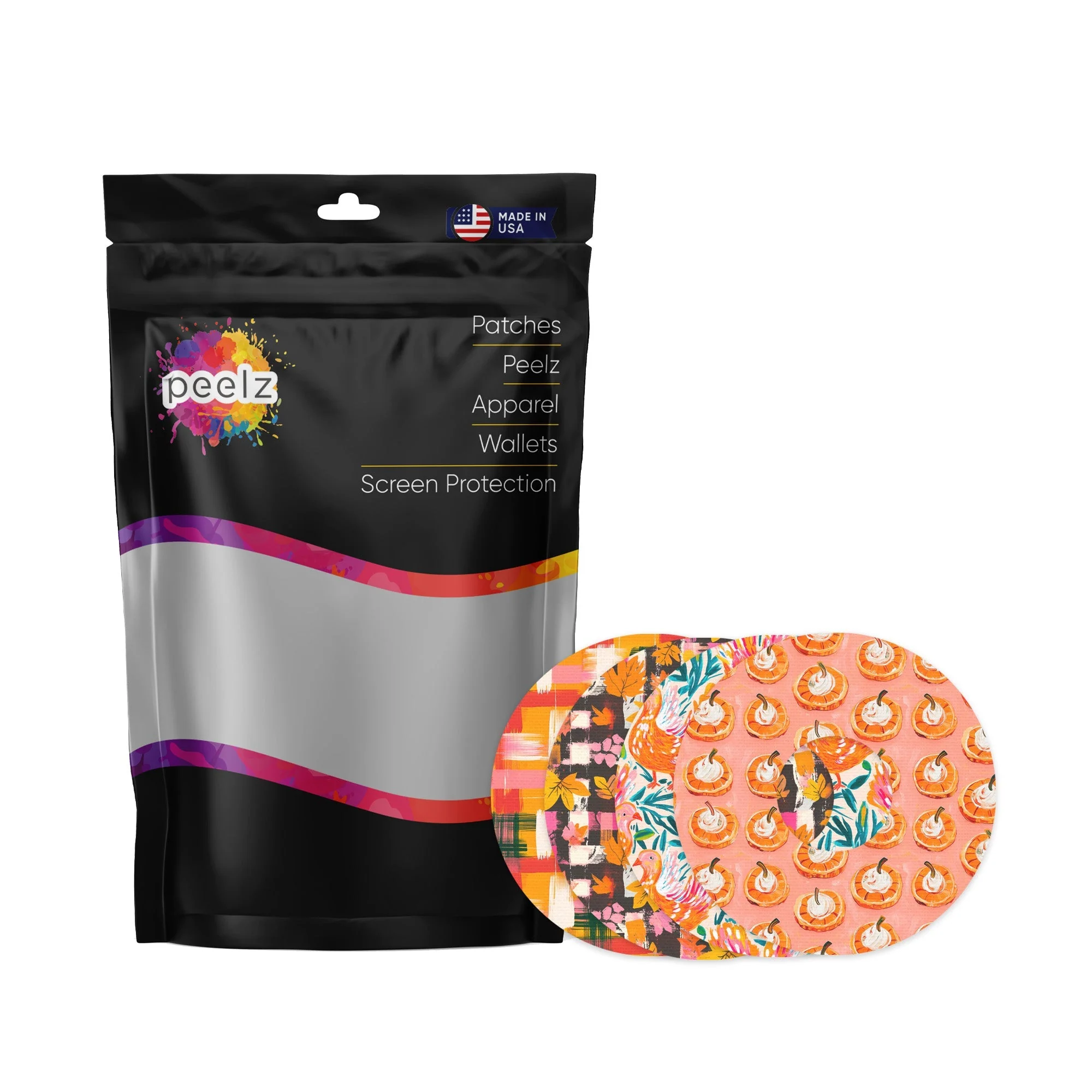 Thankful Variety FreeStyle Libre 3 Plus & Lingo  Patch Tape - Pump Peelz - Image 4