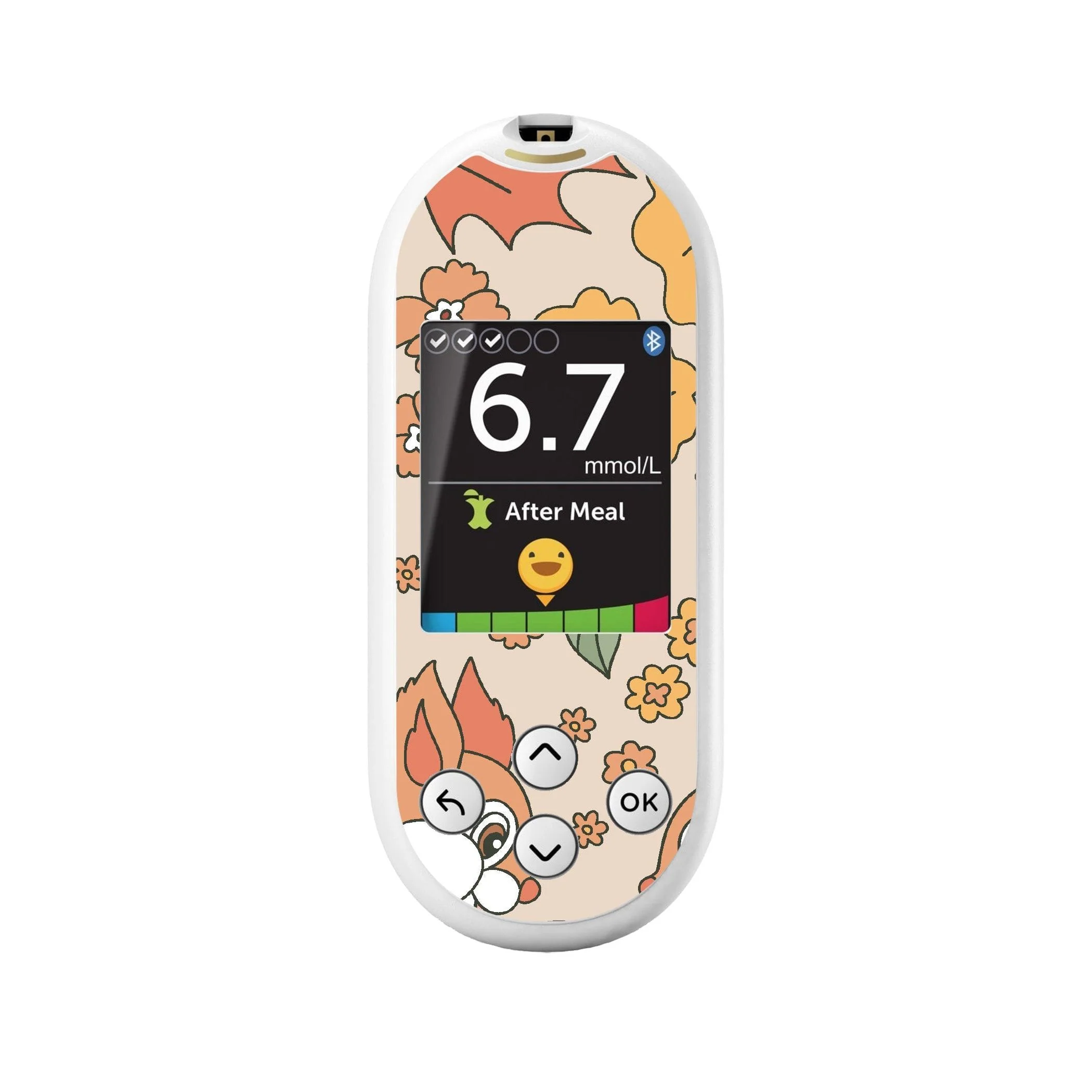 Thanksgiving Floral for OneTouch Verio Reflect Glucometer