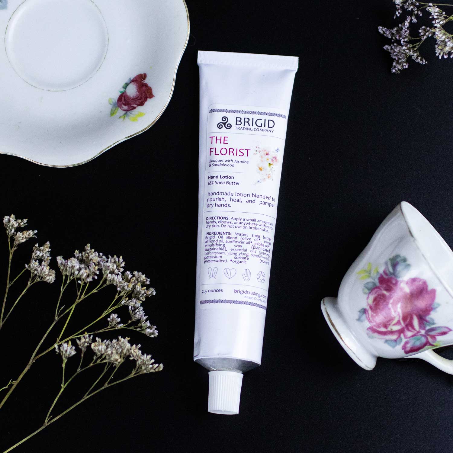 The Florist Natural Hand Lotion - Jasmine, Ylang Ylang, Helichrysum, and Sandalwood - Image 6