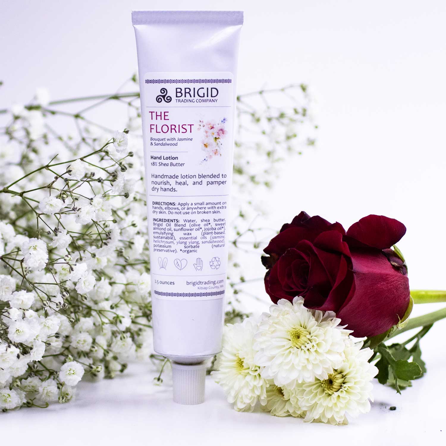 The Florist Natural Hand Lotion - Jasmine, Ylang Ylang, Helichrysum, and Sandalwood - Image 9