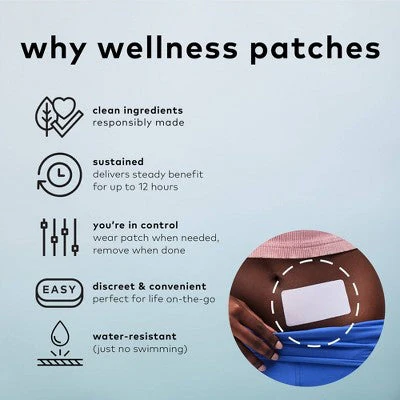 The Good Patch Cycle Plant-Based Vegan Wellness Patch 4ct. - New - Image 4