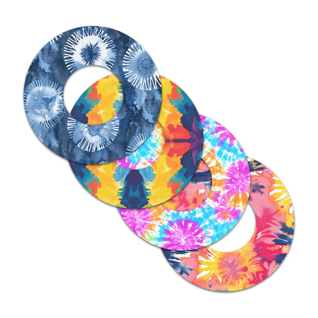 Tie Dye Variety Pack Freestyle Libre 2 Patch Tape - Pump Peelz - Image 2
