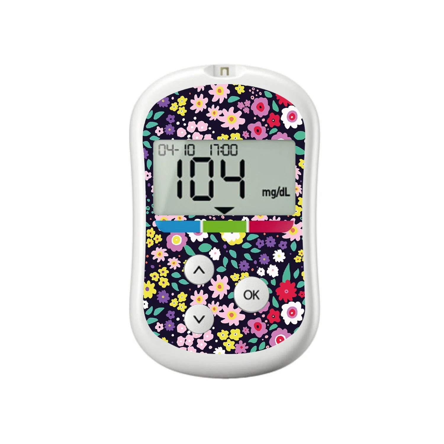 Tiny Flowers OneTouch Verio Flex Glucometer
